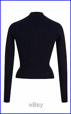 Khaite Gloria V-neck Ribbed-knit Sweater Medium