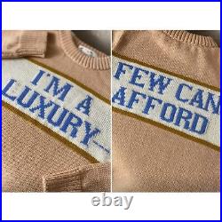 Knit Sweater Lady Diana Sweater I am LUXURY Few can Afford