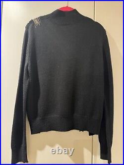 Knitted & Knotted Sweater Size Medium 50/50 wool/acrylic