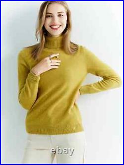 Knitted Sweaters Cashmere Sweater Turtleneck Fashion Pullover Autumn Jumpers Top