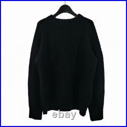 LAD BY DEMYLEE KNIT SWEATER WOOL M BLACK Used f7bb18262b9b20b328644ee35d14b4de