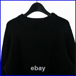 LAD BY DEMYLEE KNIT SWEATER WOOL M BLACK Used f7bb18262b9b20b328644ee35d14b4de