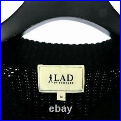 LAD BY DEMYLEE KNIT SWEATER WOOL M BLACK Used f7bb18262b9b20b328644ee35d14b4de