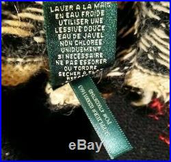 LAUREN Ralph Lauren Heritage Blanket Pattern Cardigan Sweater Southwestern Sz M
