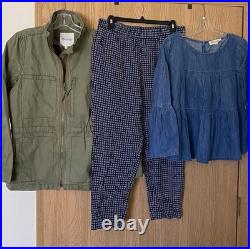 LOT (5) MADEWELL Sweaters / Top / Jacket / Pants Sz M