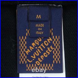 LOUIS VUITTON sweater black wool mens M RM241