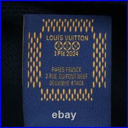 LOUIS VUITTON sweater black wool mens M RM241