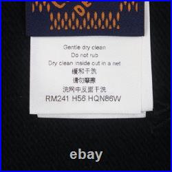 LOUIS VUITTON sweater black wool mens M RM241