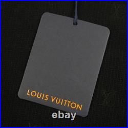 LOUIS VUITTON sweater black wool mens M RM241