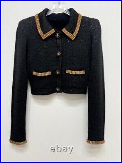 Ladies Collar Cardigan Sweater