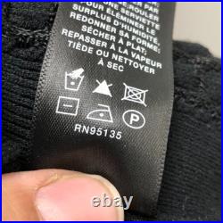 Lafayette 148 Cardigan Sweater Jumper Womens Medium Black 3/4 Sleeve Edgy Office