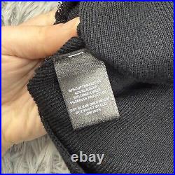 Lafayette 148 Sweater Womens M NWT Metallic Black Bateau Silk Blend Asymmetrical