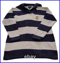 Lauren By Ralph Lauren Striped, Nautical Jumper 100% Cotton Classic Size M