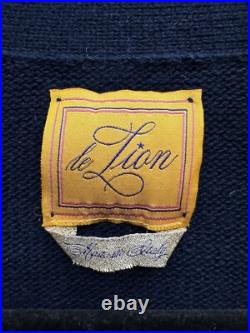 Le Lion Women's Stephanie Cardigan Sweater In Blue Multi Size Medium NWOT