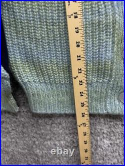 Le Lion Women's Stephanie Cardigan Sweater In Blue Multi Size Medium NWOT