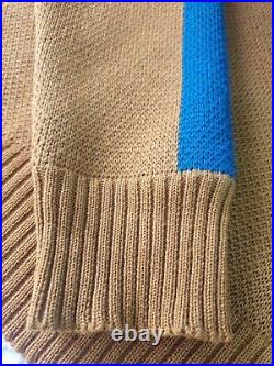 Le Mont Saint Michel Sweater Jumper Mens Medium M Merino Wool blend Designer