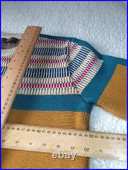 Le Mont Saint Michel Sweater Mens Medium M Merino Wool blend Jumper Designer