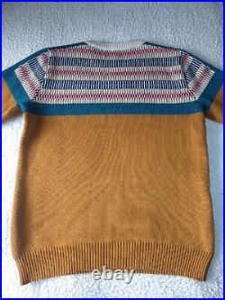 Le Mont Saint Michel Sweater Mens Medium M Merino Wool blend Jumper Designer
