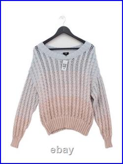 Line Women's Jumper M Multi 100% Cotton Round Neck Pullover