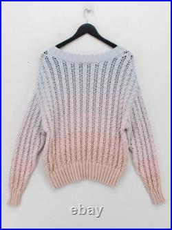 Line Women's Jumper M Multi 100% Cotton Round Neck Pullover