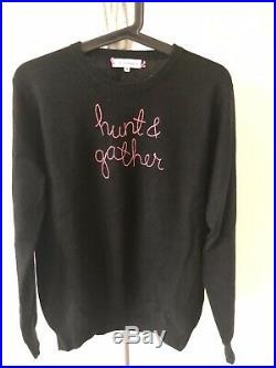 Lingua Franca NYC 100% Cashmere Embroidered Sweater Medium