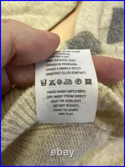 Lochaber Pure Lambswool Argyle Sweater Size 42