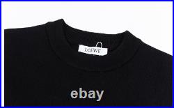 Loewe Sweater Black knit Pullover S-XL