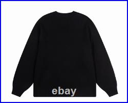 Loewe Sweater Black knit Pullover S-XL