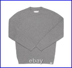 Long Wharf Sweater Mens M Madaket Seawell Crew Light Grey New Quiet Luxury NWT M