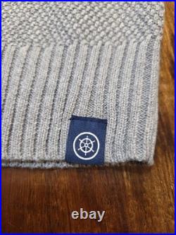 Long Wharf Sweater Mens M Madaket Seawell Crew Light Grey New Quiet Luxury NWT M