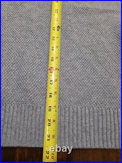 Long Wharf Sweater Mens M Madaket Seawell Crew Light Grey New Quiet Luxury NWT M