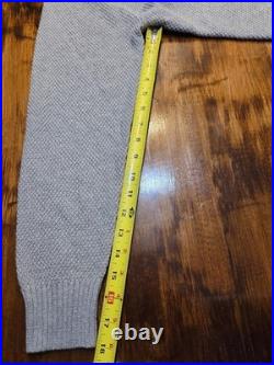 Long Wharf Sweater Mens M Madaket Seawell Crew Light Grey New Quiet Luxury NWT M