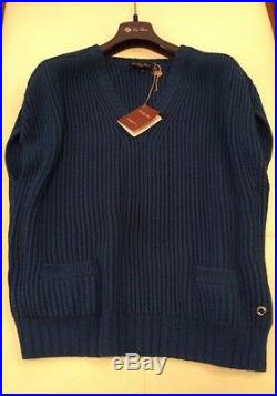 Loro Piana cashmere Ladies Sleeveless Ribbed Knit Sweater Medium