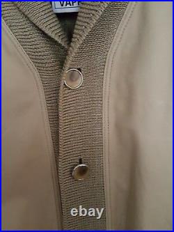 Louis Vuitton Leather Shawl Collar Cardigan