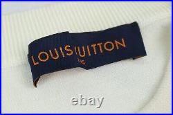 Louis Vuitton Thistle Intarsia Pullover sweater White Medium