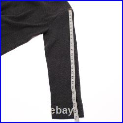 Luciano Barbera NWT Cardigan Sweater Jacket Size 50 US M Gray Melange Cashmere