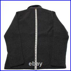 Luciano Barbera NWT Cardigan Sweater Jacket Size 50 US M Gray Melange Cashmere