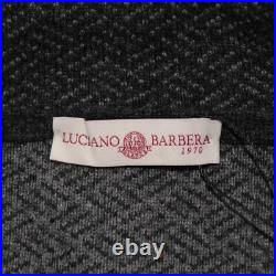 Luciano Barbera NWT Cardigan Sweater Jacket Size 50 US M Gray Melange Cashmere