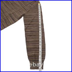 Luciano Barbera NWT Knit Sweater Size 50 US M in Green/Brown/Multi Melange Wool Luciano Barbera NWT Knit Sweater Size 50 US M in Green/Brown/Multi Melange Wool