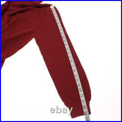 Luciano Barbera NWT Pullover Hoodie Sweater Size 50 (US M) in Orange 100% Cotton