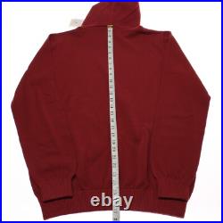 Luciano Barbera NWT Pullover Hoodie Sweater Size 50 (US M) in Orange 100% Cotton