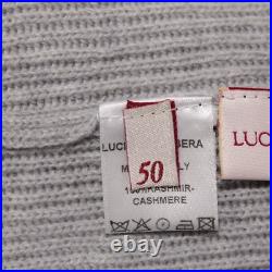 Luciano Barbera NWT Pullover Knit Sweater Size 50 US M Solid Gray 100% Cashmere Luciano Barbera NWT Pullover Knit Sweater Size 50 US M Solid Gray 100% Cashmere