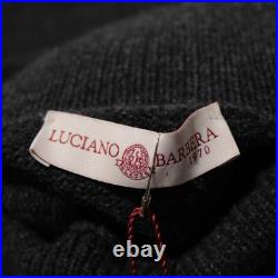 Luciano Barbera NWT Pullover Turtleneck Sweater Size 50 (US M) in Gray Cashmere
