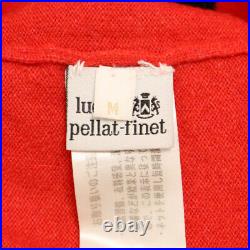 Lucien Pellat-finet Pellafine Velascal Cashmere Blend Knit Sweater Red Used