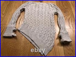 Lutz Huelle Wool Asymmetric Sweater Light Grey M