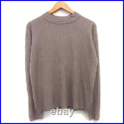 M Discoat Tag Sweater Long Sleeve Round Neck