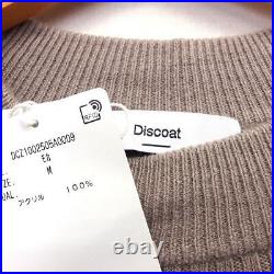 M Discoat Tag Sweater Long Sleeve Round Neck