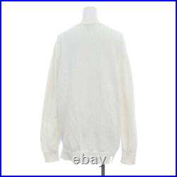 M Drawer Cotton V-Neck Cardigan Knit Long Sleeve