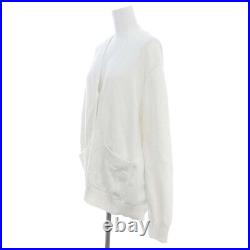 M Drawer Cotton V-Neck Cardigan Knit Long Sleeve