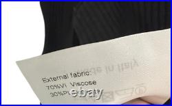 MACH & MACH Cutout Womens Medium Black Long Sleeve Rib Sweater $648